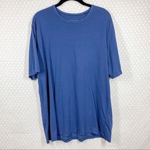 Outer Known Blue Pima Cotton Short Sleeve Tee